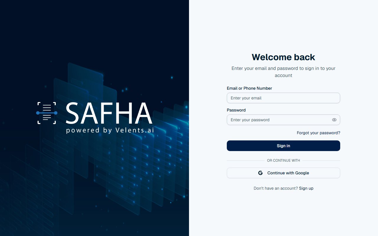 SAFHA – AI-Powered Document & Invoice Management